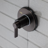 NuvoFusion Single-Handle Three-Way Diverter Valve with Round Trim Kit