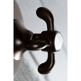 Single-Handle Three-Way Diverter Valve with Round Trim Kit