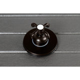 Single-Handle Three-Way Diverter Valve with Round Trim Kit