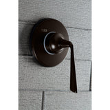 Silver Sage Single-Handle Three-Way Diverter Valve with Round Trim Kit
