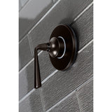 Silver Sage Single-Handle Three-Way Diverter Valve with Round Trim Kit