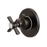 Millennium Single-Handle Three-Way Diverter Valve with Round Trim Kit