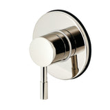 Concord Single-Handle Three-Way Diverter Valve with Round Trim Kit