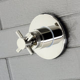 Concord Single-Handle Three-Way Diverter Valve with Round Trim Kit