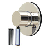 Verona Single-Handle Three-Way Diverter Valve with Round Trim Kit
