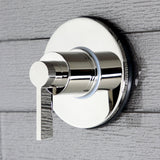 NuvoFusion Single-Handle Three-Way Diverter Valve with Round Trim Kit