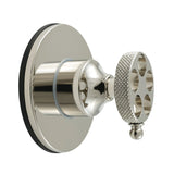 Webb Single-Handle Three-Way Diverter Valve with Round Trim Kit