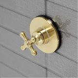 Single-Handle Three-Way Diverter Valve with Round Trim Kit