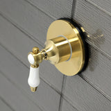Bel-Air Single-Handle Three-Way Diverter Valve with Round Trim Kit