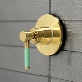 Kaiser Single-Handle Three-Way Diverter Valve with Round Trim Kit