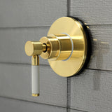 Kaiser Single-Handle Three-Way Diverter Valve with Round Trim Kit