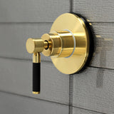 Kaiser Single-Handle Three-Way Diverter Valve with Round Trim Kit