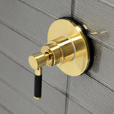 Kaiser Single-Handle Three-Way Diverter Valve with Round Trim Kit