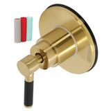 Kaiser Single-Handle Three-Way Diverter Valve with Round Trim Kit