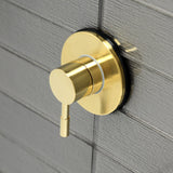 Concord Single-Handle Three-Way Diverter Valve with Round Trim Kit