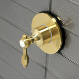 Tudor Single-Handle Three-Way Diverter Valve with Round Trim Kit