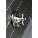 Single-Handle Three-Way Diverter Valve with Round Trim Kit