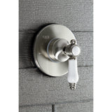 Bel-Air Single-Handle Three-Way Diverter Valve with Round Trim Kit