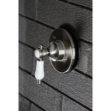 Bel-Air Single-Handle Three-Way Diverter Valve with Round Trim Kit