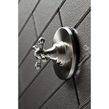 Single-Handle Three-Way Diverter Valve with Round Trim Kit