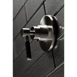 Kaiser Single-Handle Three-Way Diverter Valve with Round Trim Kit