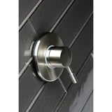 Concord Single-Handle Three-Way Diverter Valve with Round Trim Kit