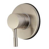Concord Single-Handle Three-Way Diverter Valve with Round Trim Kit