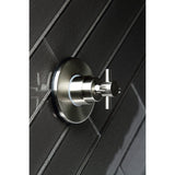 Concord Single-Handle Three-Way Diverter Valve with Round Trim Kit