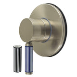 Verona Single-Handle Three-Way Diverter Valve with Round Trim Kit