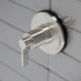 NuvoFusion Single-Handle Three-Way Diverter Valve with Round Trim Kit
