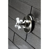 Single-Handle Three-Way Diverter Valve with Round Trim Kit