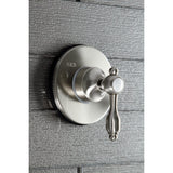 Tudor Single-Handle Three-Way Diverter Valve with Round Trim Kit