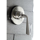 Silver Sage Single-Handle Three-Way Diverter Valve with Round Trim Kit