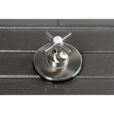 Millennium Single-Handle Three-Way Diverter Valve with Round Trim Kit