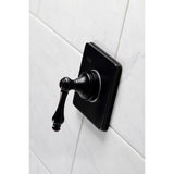 Single-Handle Three-Way Diverter Valve with Square Trim Kit