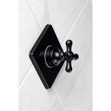 Single-Handle Three-Way Diverter Valve with Square Trim Kit