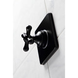 Single-Handle Three-Way Diverter Valve with Square Trim Kit