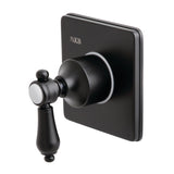 Heirloom Single-Handle Three-Way Diverter Valve with Square Trim Kit