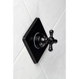 Single-Handle Three-Way Diverter Valve with Square Trim Kit