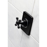 Single-Handle Three-Way Diverter Valve with Square Trim Kit