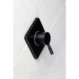 Concord Single-Handle Three-Way Diverter Valve with Square Trim Kit
