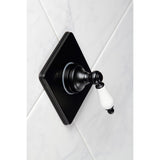 Single-Handle Three-Way Diverter Valve with Square Trim Kit