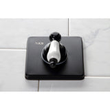 Single-Handle Three-Way Diverter Valve with Square Trim Kit