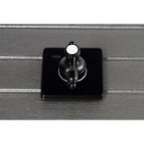 Tudor Single-Handle Three-Way Diverter Valve with Square Trim Kit
