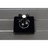 Single-Handle Three-Way Diverter Valve with Square Trim Kit