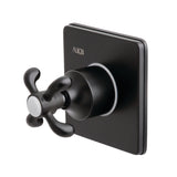 Single-Handle Three-Way Diverter Valve with Square Trim Kit