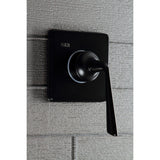 Silver Sage Single-Handle Three-Way Diverter Valve with Square Trim Kit