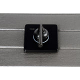 Silver Sage Single-Handle Three-Way Diverter Valve with Square Trim Kit