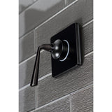 Silver Sage Single-Handle Three-Way Diverter Valve with Square Trim Kit