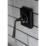 Silver Sage Single-Handle Three-Way Diverter Valve with Square Trim Kit